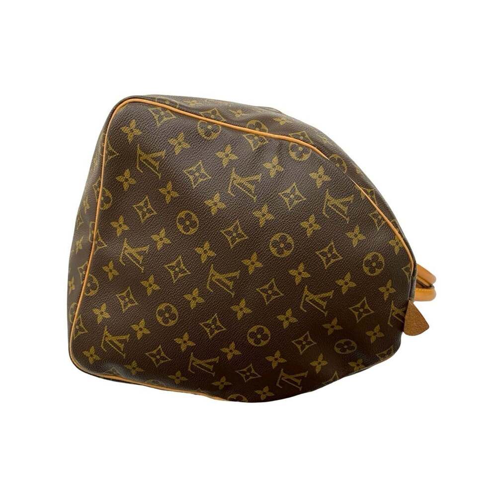 LOUIS VUITTON Authentic Brown Leather Boston Bag - Picture 6 of 9